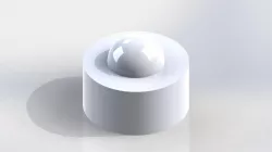 3 mm and 5mm acetabular implant, simplified model