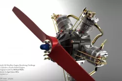 5 Cylinder Radial Engine