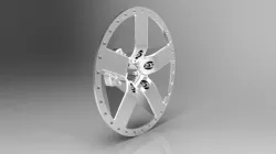 5 SPOKE THREE PIECE WHEEL CENTRE