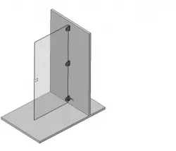 Air damper with variable damping rate