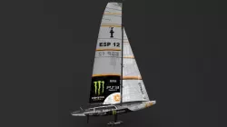 America’s cup sailboat