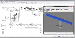 Ball and Beam Control System Simulation with Simulink
