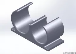 Battery sticks support