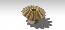 bevel gear template