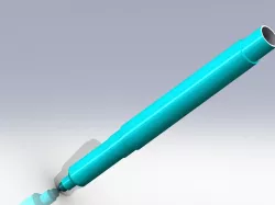 blue pen