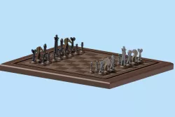Chess Board Assembly