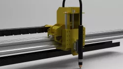 CNC Plasma Y and Z-Axis Head Unit