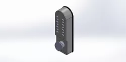 Coded door lock