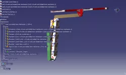 Crank and slotted lever mechanism