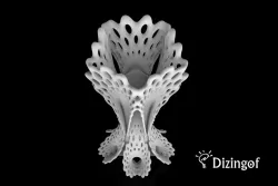 Double Enneper Vase II - Math Art by @Dizingof