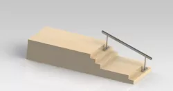 Doubleset with handrail
