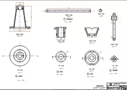 Drafting of screw jack