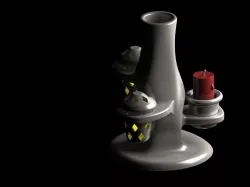 Figulo ceramic Vase - Candle Holder - Light