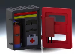 fire extinguisher box