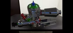 Fora model engine for f2d combat for KeyShot 3D Rendering Competition