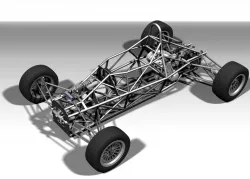 Formula car full chassis