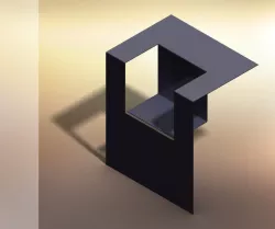 How to make a step bending / partially bend in solidworks? Q:A