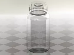 HRC overflow catch tank bottle clear plastic