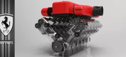 KeyShot 3D Rendering Competition (Ferrari Engine)