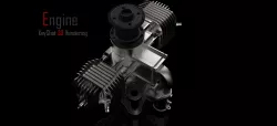 Keyshot 3d rendering (engine model)