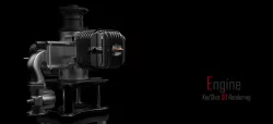 Keyshot 3D Rendering (Engine Model)