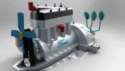 Keyshot rendering FORD ENGINE