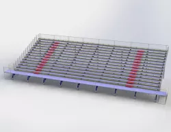 metal seating system