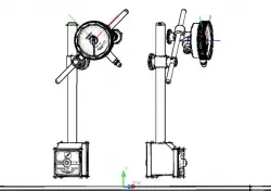 micrometer clock dial