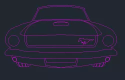 Mustang Front View