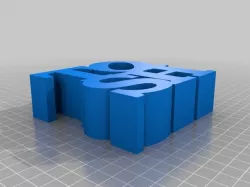 My Customized WORD Sculpture