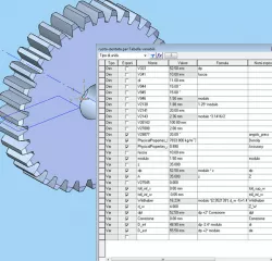 Parametric gear