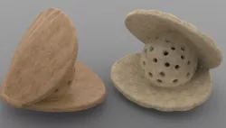 Pearl Shell Ceramic Lamp