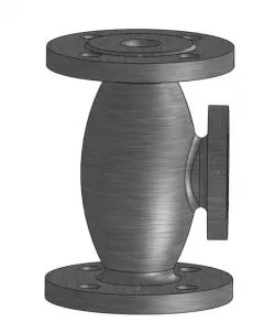 Pipe baffle d25 