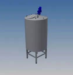 Process vessel 2800 litres