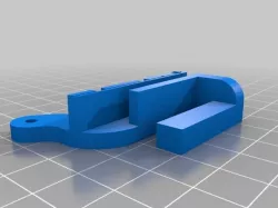 Prusa i3 screwless extruder accessories holder