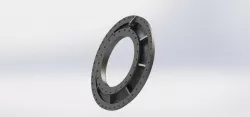 Pump housing front cover, biger part