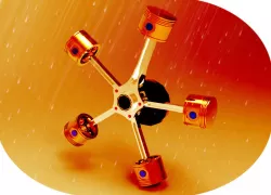Radial engine assembly