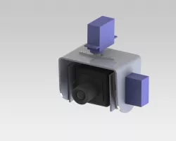 RC pan-tilt FPV camera mount