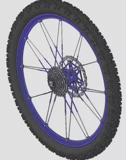 Rear wheel Crankbrothers Iodine