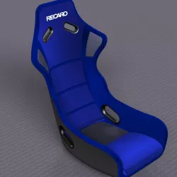 Render of Recaro profi spa racing seat By Klemen Eržen