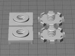 Replicator 2 Build Plate Stabilzers
