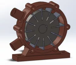 Rotor vane pump