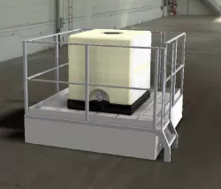 Single IBC bund with access