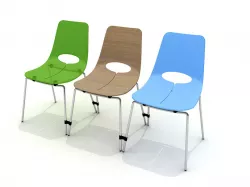 Slice slim utility chair.