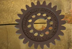 Spur Gear with extruded text