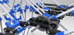 Theo Jansen Mechanism ( Theo Jansen Mozgó műalkotása )
