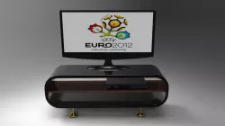 TV table and LCD TV