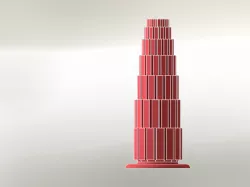 Vase - parallelepiped shapes