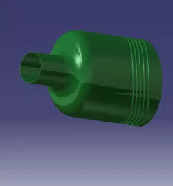 water bag with grooves