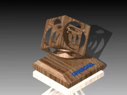 Wood cube